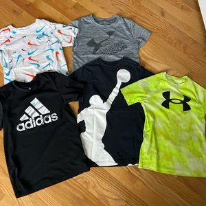 Nike Under Armour Tshirt Bundle Sz 7 or Small
